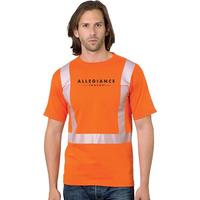 Made in USA Hi-Visibility 50/50 Pocket Crew Tee